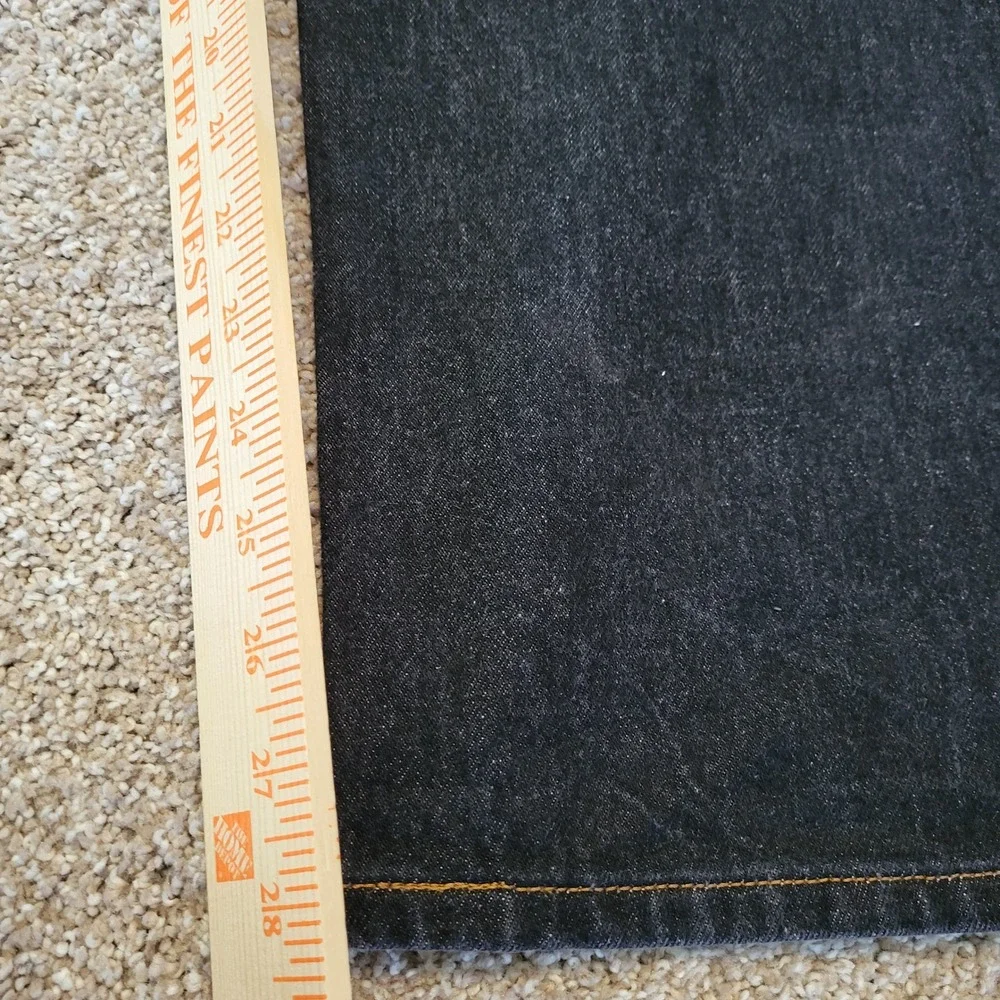 Levi's 501 Original Fit Black Wash Jeans W42 L32 Mens‎ Denim Cotton Button Fly